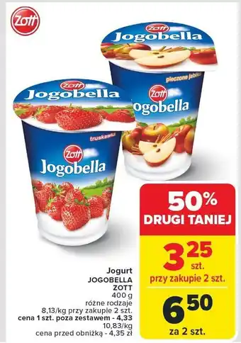 Carrefour Market Jogurt JOGOBELLA ZOTT oferta