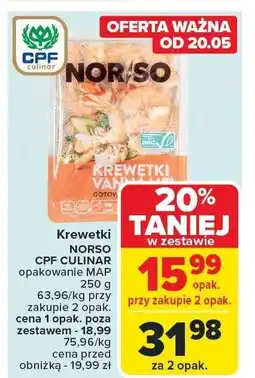 Carrefour Market Krewetki NORSO CPF CULINAR oferta