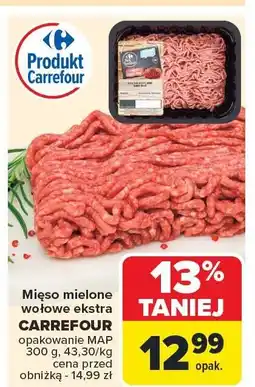 Carrefour Market Mięso mielone wołowe ekstra CARREFOUR oferta