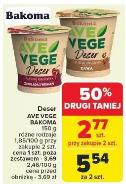 Carrefour Market Deser Bakoma Ave Vege oferta