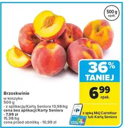 Carrefour Market Brzoskwinie w koszyku Carrefour Market oferta
