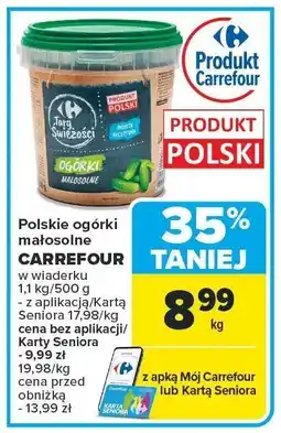 Carrefour Market Ogórki małosolne CARREFOUR oferta