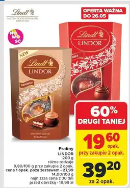 Carrefour Praliny Lindor 200g Lindt oferta