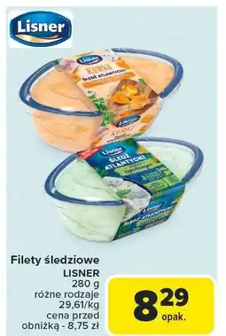 Carrefour Filety śledziowe LISNER oferta
