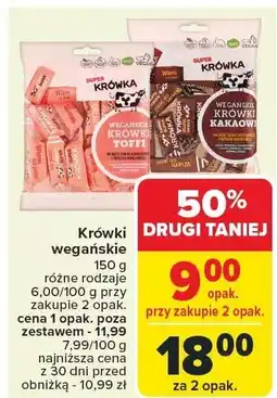 Carrefour Market Krówki wegańskie Carrefour Market oferta