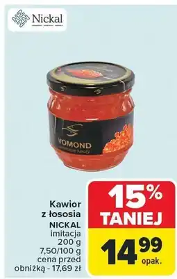 Carrefour Kawior z łososia NICKAL oferta