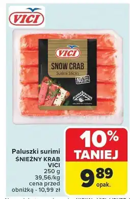 Carrefour Paluszki surimi ŚNIEŻNY KRAB VICI oferta
