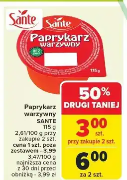 Carrefour Market Paprykarz warzywny Sante oferta