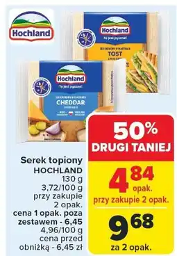 Carrefour Serek topiony Hochland 130g oferta