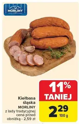 Carrefour Market Kiełbasa śląska MORLINY oferta