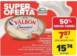 Carrefour Ser pleśniowy camembert Valbon 180g oferta