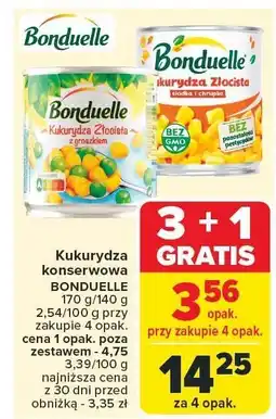 Carrefour Market Kukurydza konserwowa BONDUELLE 170 g oferta