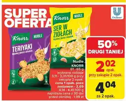 Carrefour Nudle teriyaki KNORR oferta