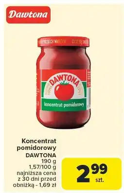 Carrefour Koncentrat pomidorowy DAWTONA oferta