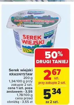 Carrefour Serek wiejski KRASNYSTAW 200 g oferta
