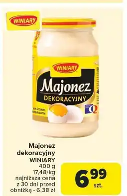 Carrefour Majonez dekoracyjny WINIARY oferta