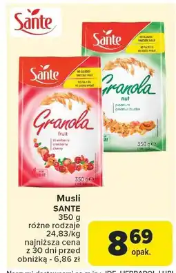 Carrefour Market Musli SANTE 350 g oferta
