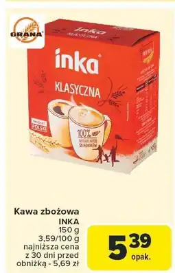 Carrefour Market Kawa zbożowa INKA 150 g oferta