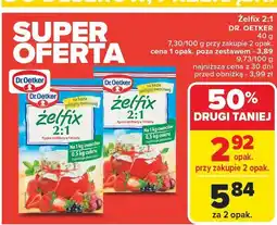 Carrefour Żelfix 2:1 DR. OETKER 40 g oferta