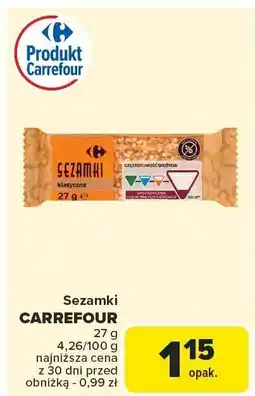 Carrefour Market Sezamki CARREFOUR 27g oferta