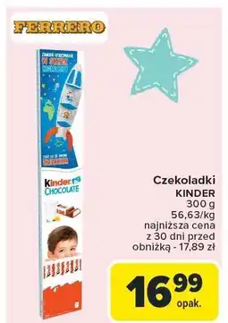 Carrefour Market Czekoladki KINDER 300 g Ferrero oferta