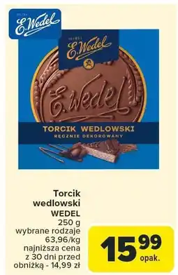 Carrefour Torcik wedlowski WEDEL 250g oferta