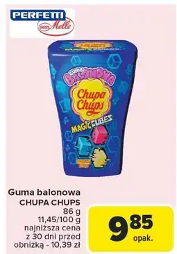 Carrefour Guma balonowa CHUPA CHUPS 86 g Perfetti Van Melle oferta