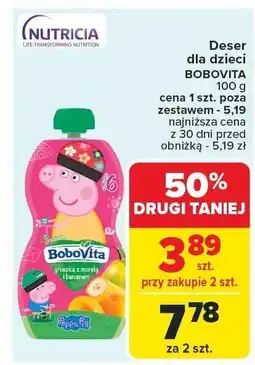 Carrefour Market Deser dla dzieci BOBOVITA 100g oferta