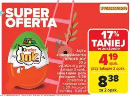 Carrefour Jajko z niespodzianką KINDER JOY 20 g Ferrero oferta