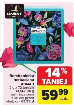 Carrefour Market Bombonierka herbaciana AHMAD 2 x 7 torebek oferta
