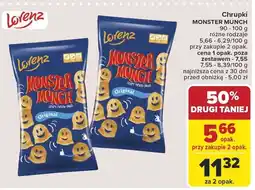 Carrefour Chrupki MONSTER MUNCH 90-100g oferta