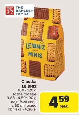 Carrefour Ciastka LEIBNIZ 100-120g oferta