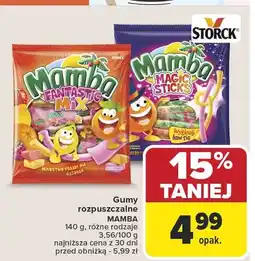 Carrefour Gumy rozpuszczalne MAMBA 140g oferta