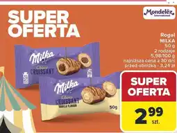 Carrefour Rogal MILKA Choco & Vanilla Flavour 50g oferta