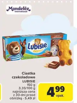 Carrefour Ciastka czekoladowe LUBISIE 150g oferta