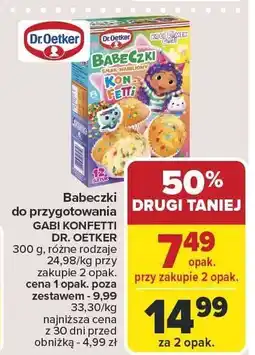 Carrefour Babeczki do przygotowania DR. OETKER 140g oferta