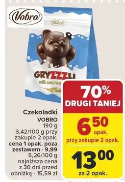Carrefour Czekoladki VOBRO 190g oferta