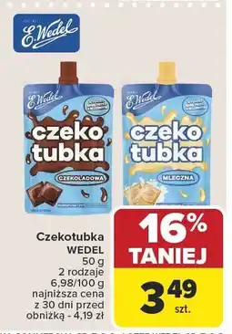 Carrefour Czekotubka WEDEL 50g oferta