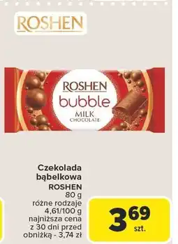Carrefour Czekolada bąbelkowa ROSHEN 80g oferta