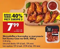 Biedronka Skrzydełka z kurczaka w marynacie hot honey Czas na grill oferta