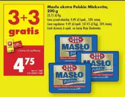 Biedronka Masło Ekstra Polskie Mlekovita , 200 g oferta