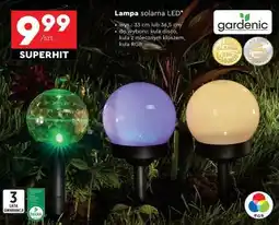 Biedronka Lampa solarna LED oferta
