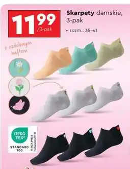Biedronka Skarpety damskie, 3-pak oferta