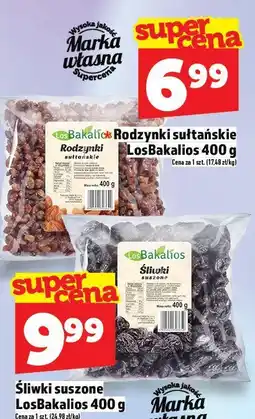 Topaz Śliwki suszone LosBakalios 400g oferta