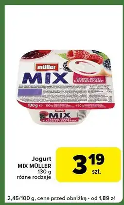 Carrefour Express Jogurt mix müller 130g oferta