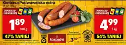 Delikatesy Centrum Kiełbasa podwawelska extra 100g Sokołów oferta