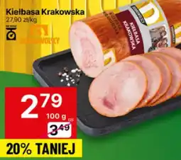 Delikatesy Centrum Kiełbasa Kiełbasa Krakowska 100g Dobrowolscy oferta