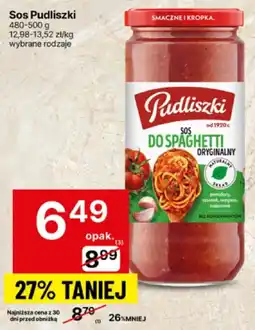 Delikatesy Centrum Sos Pudliszki do spaghetti 480-500g oferta