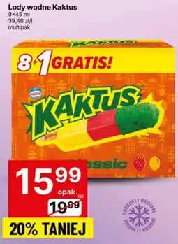 Delikatesy Centrum Lody Kaktus 9x45ml oferta