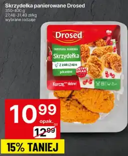 Delikatesy Centrum Skrzydełka panierowane Drosed 350-400g oferta